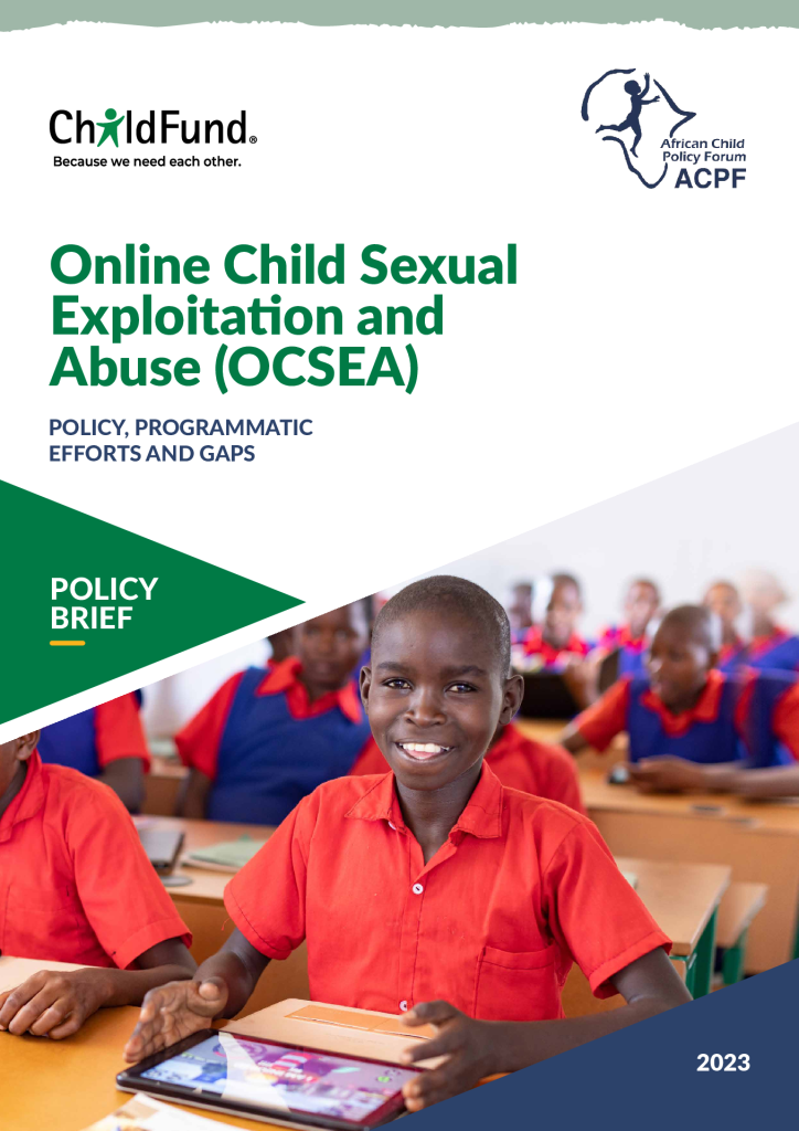 Online Sexual Exploitation and Abuse of Children – Policy, Programmatic Efforts