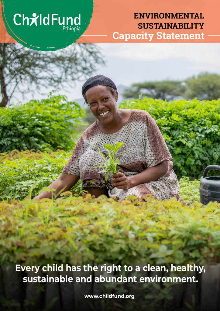 ChildFund Ethiopia Environmental Sustainability Capacity Statement