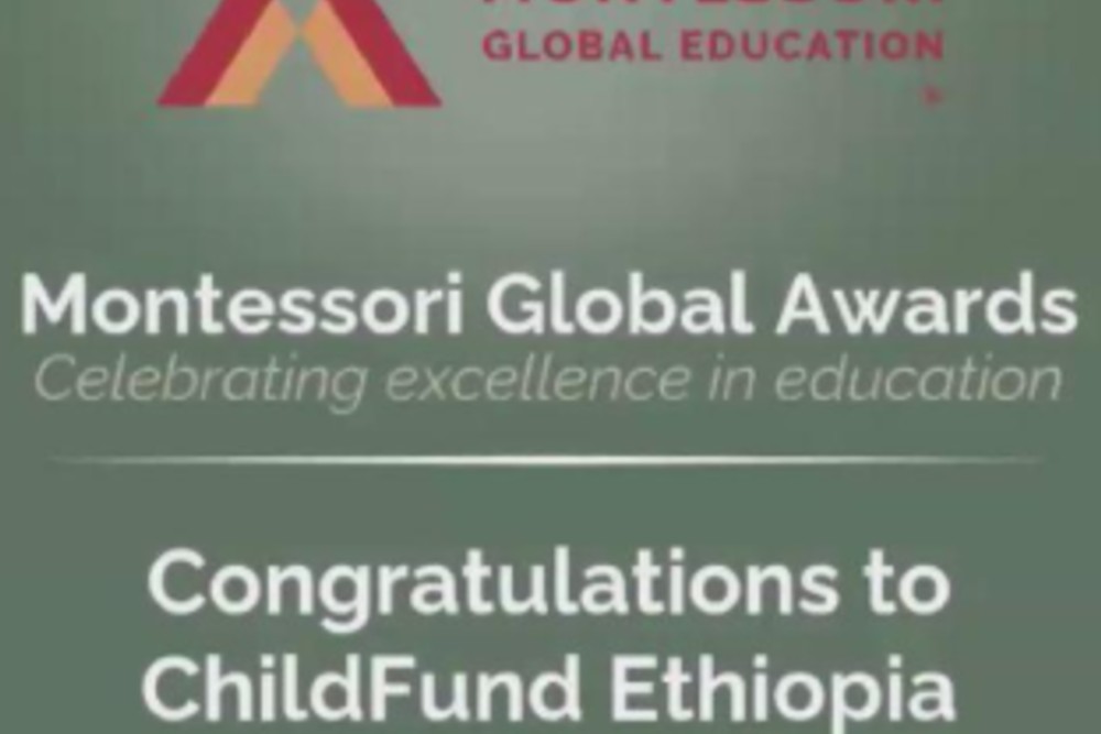 ChildFund wins Montessori Global Education award for childcare and women’s empowerment work